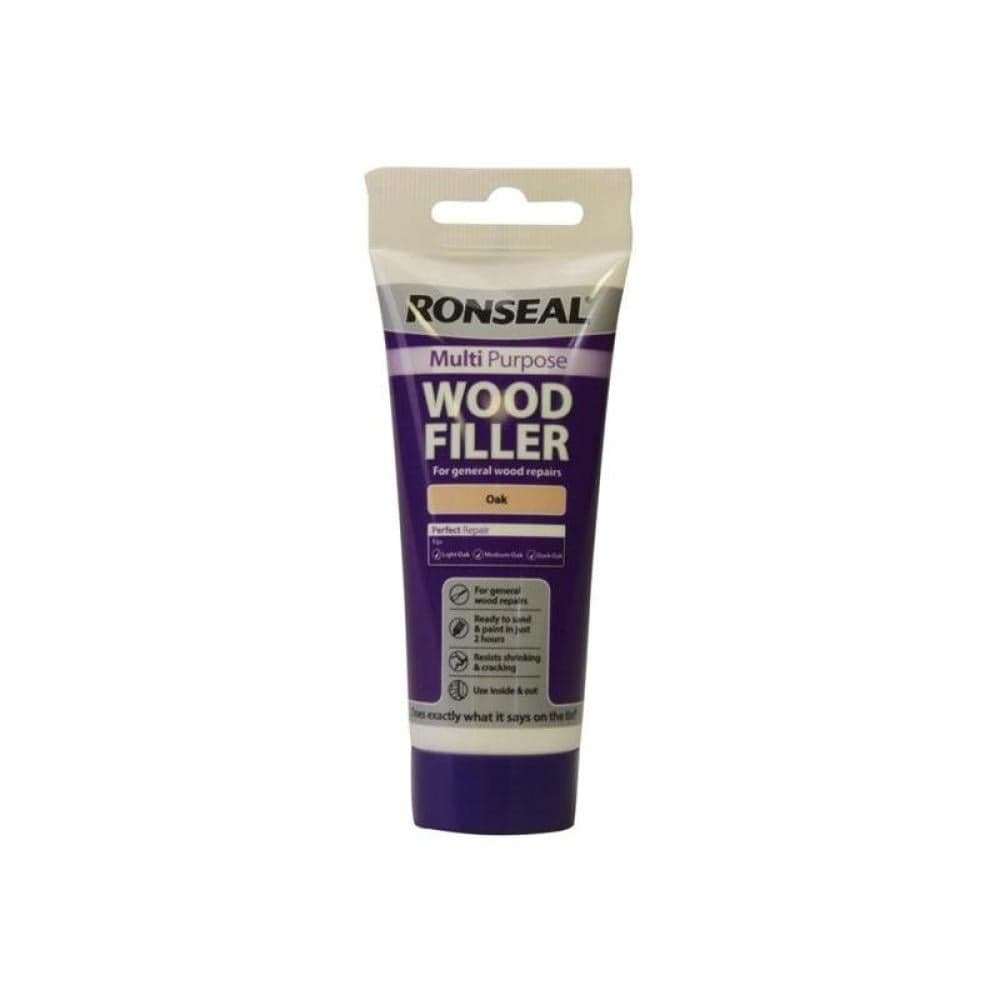 Ronseal 37531 Multipurpose Wood Filler Tube Oak 100G