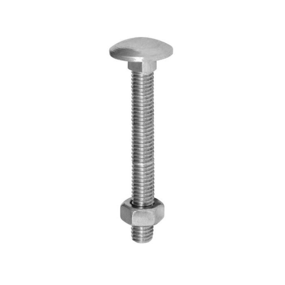 M6 x 12mm Nuts & Bolts - Pack of 100