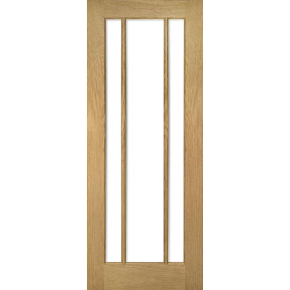 Deanta Norwich Unfinished Oak Bevelled Glaze 1981mm x 762mm x 35mm