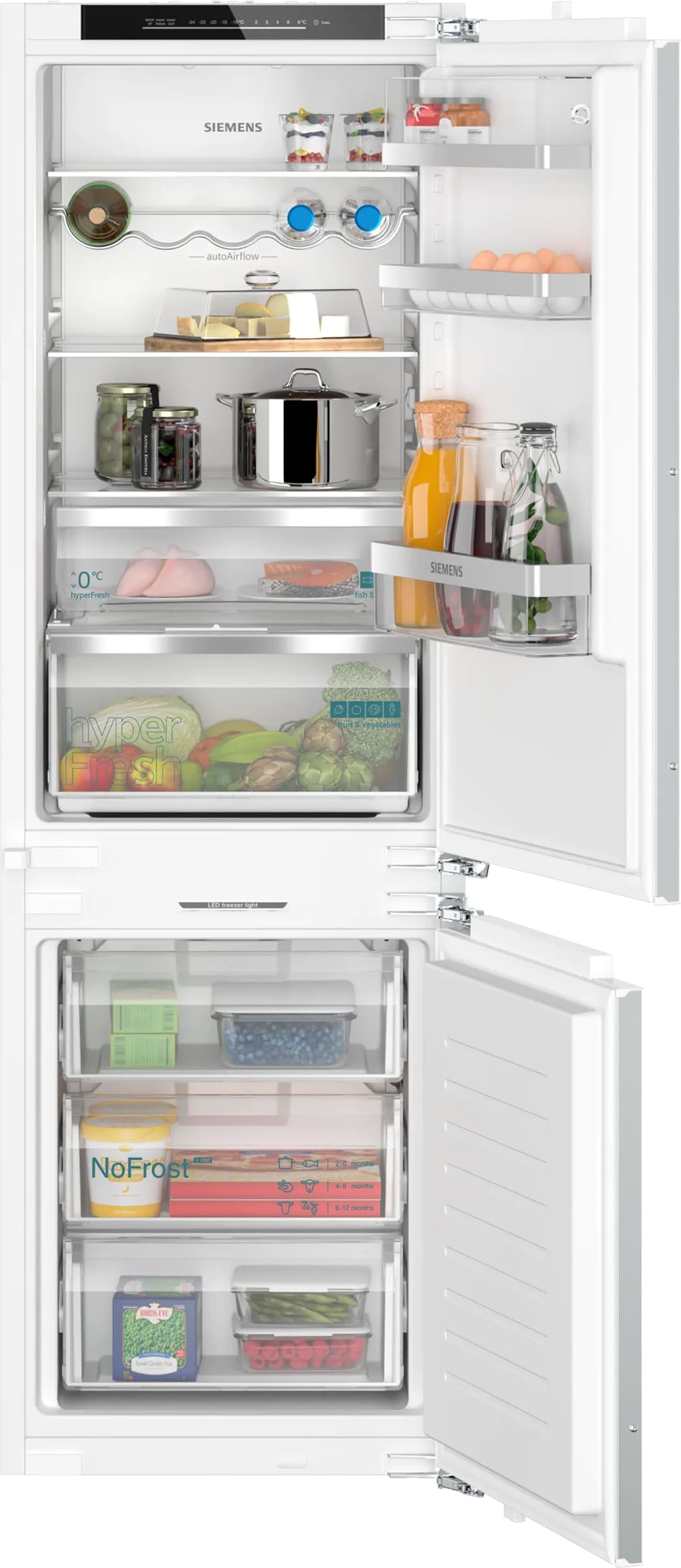 Siemens iQ500 KI86NADD0 Built-in Fridge Freezer 70/30 Split, Frost Free