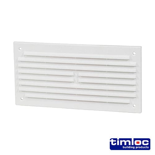 Internal Louvre Vent – Plastic - White