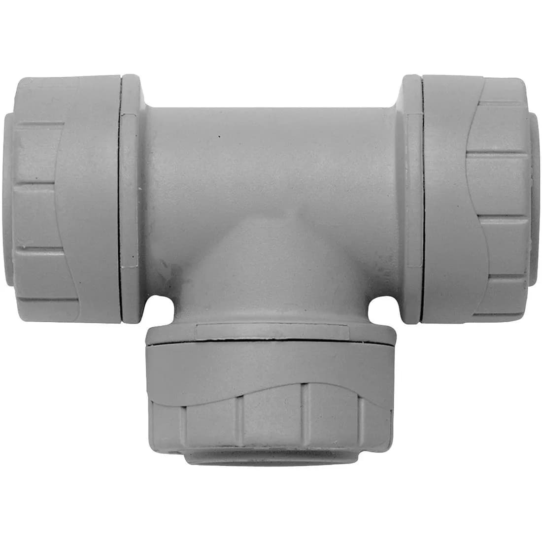 Equal Tee 22Mm Pk10 Polyplumb Grey