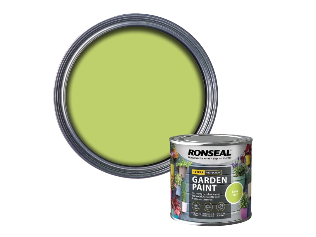 Ronseal Garden Paint Lime Zest 250ml 37388