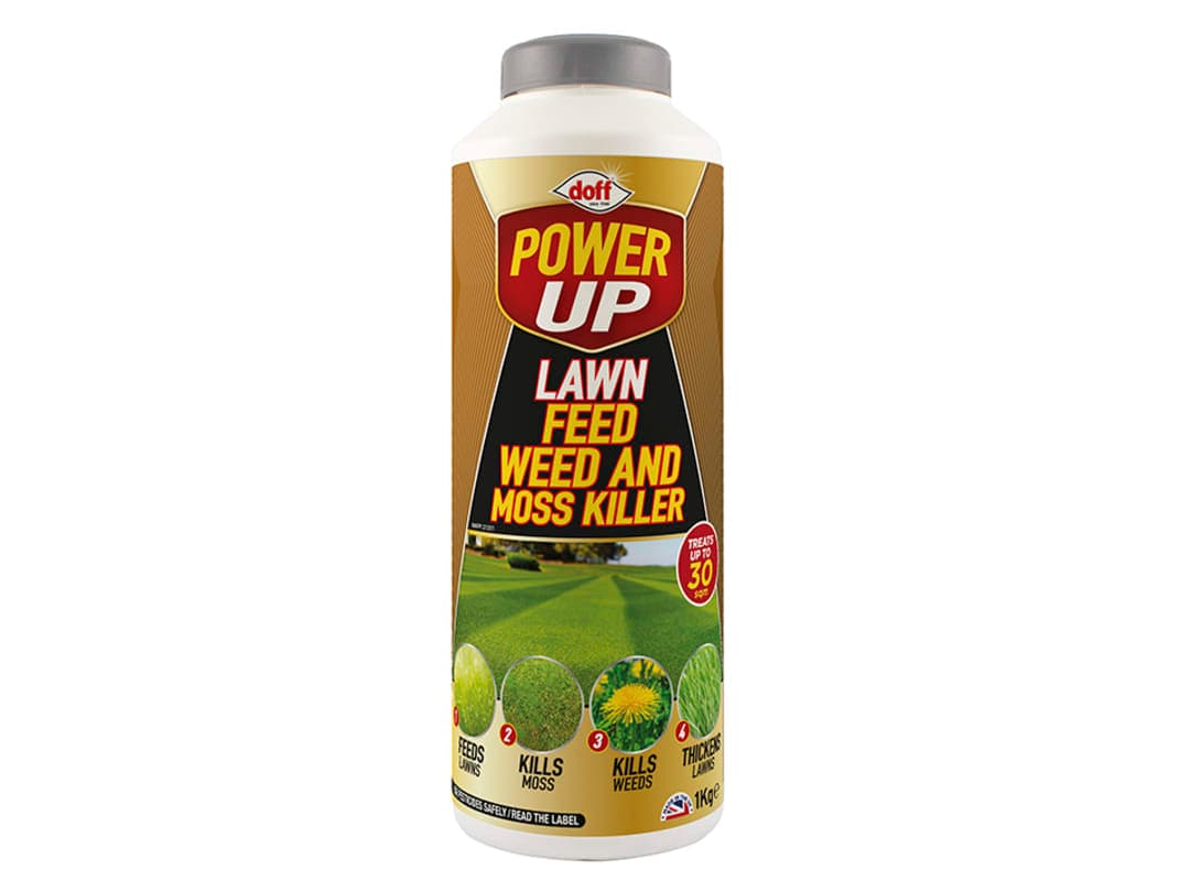 DOFF Powerup Complete Lawn Feed/Weed/Moss Killer 1kg F-LM-A00-DPU F-LM-A00-DPU