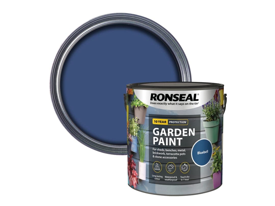Ronseal Garden Paint Bluebell 2.5 litre 37424