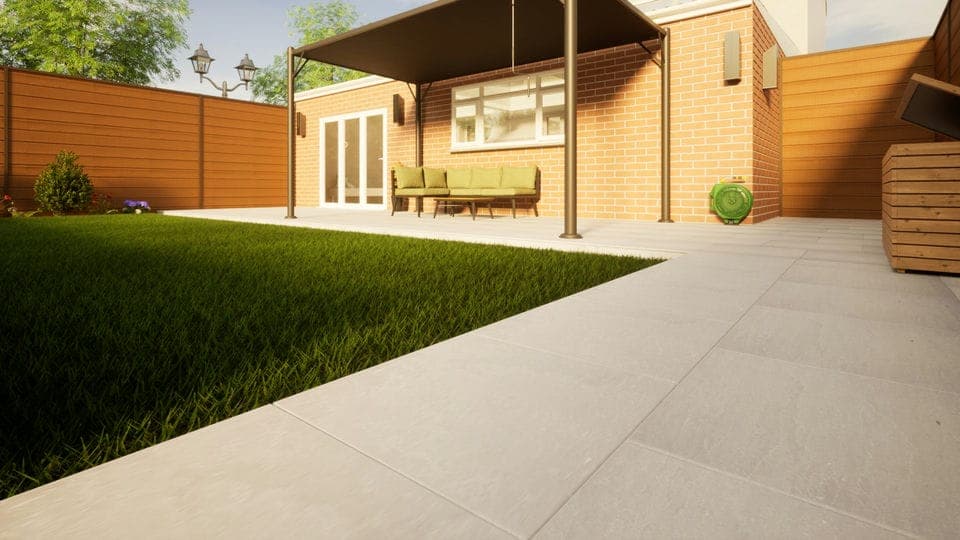 Sandstone Paving - 600mm x 600mm x 22mm Kandla Grey