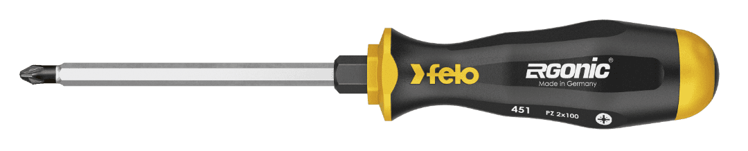 Felo FE45120340 Sd Ergonic Hammer Cap Pozidriv Pz 2 X 100