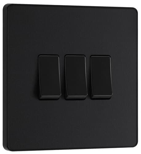 Nexus Metal Black Nickel Single Rj11 Telephone Socket NBNRJ111-01