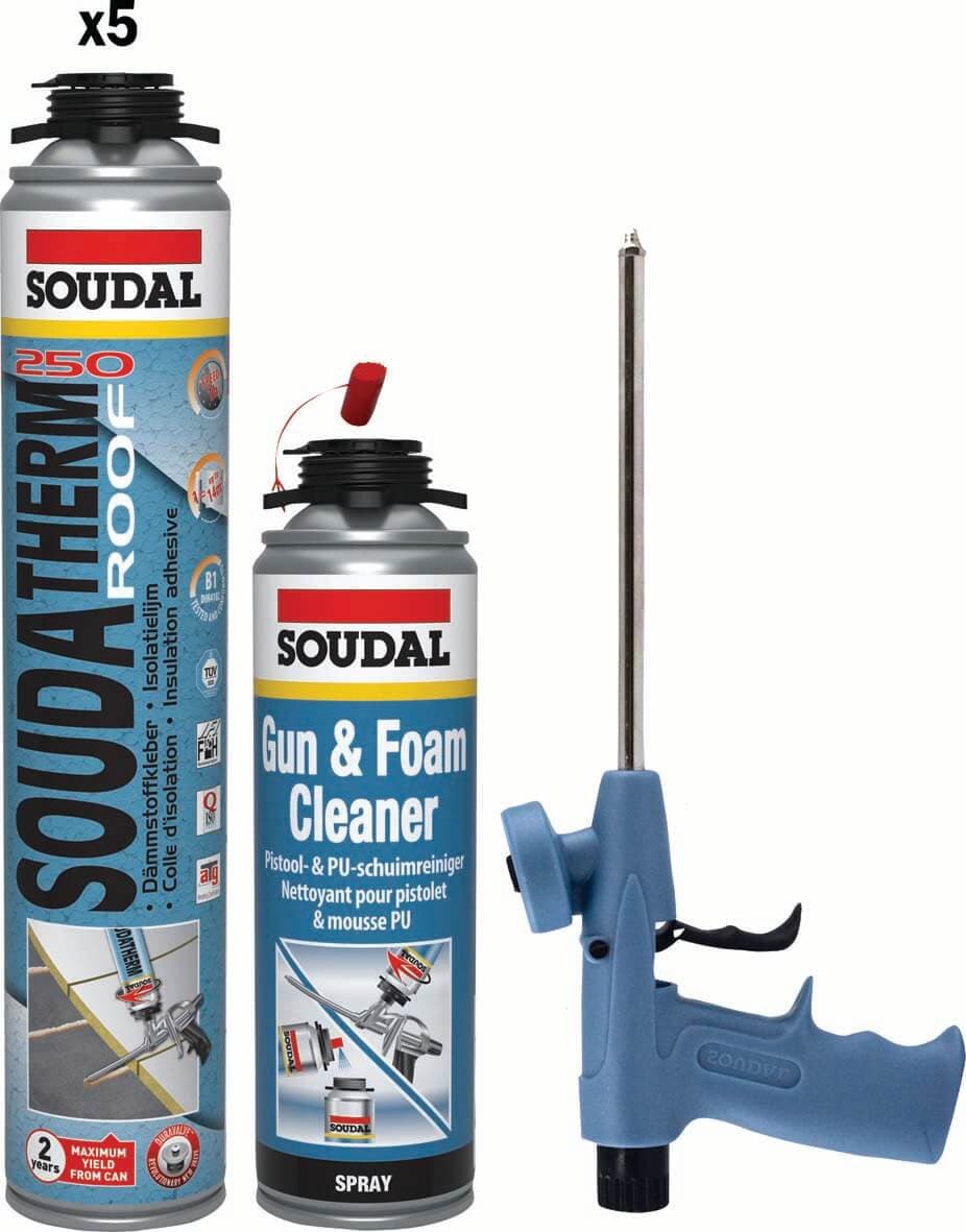 Soudal Soudatherm Roof 250* Combi-Box Applicator Pack Pack 128609