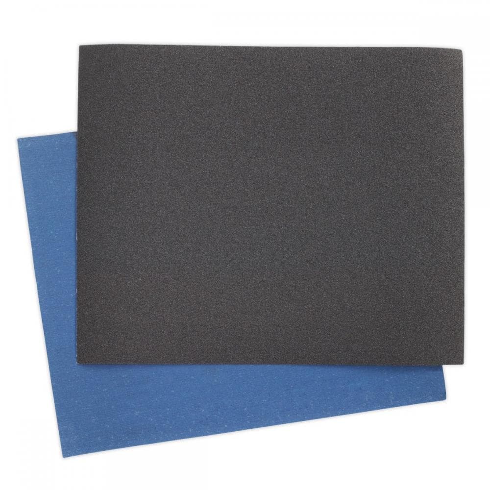 Sealey ES2328120 Emery Sheet Blue Twill 230 X 280Mm 120Grit Pack Of 25