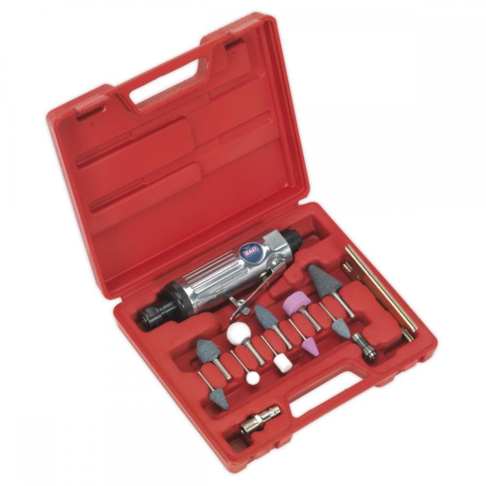 Sealey SA67 Air Die Grinder Kit 16Pc