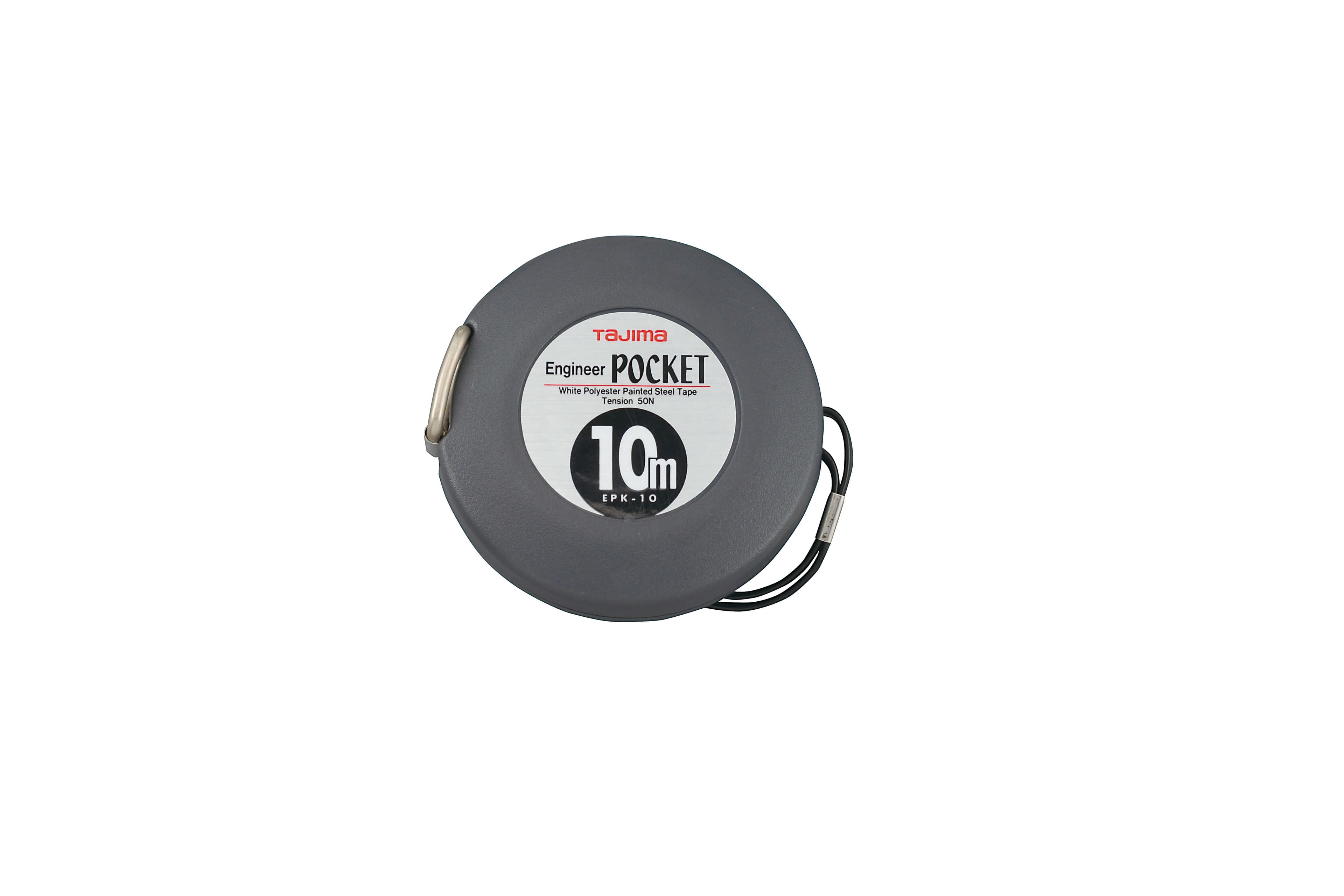 Tajima Long Steel Engineer Pocket Tape Measure 10M X 10Mm TAEPK10MW