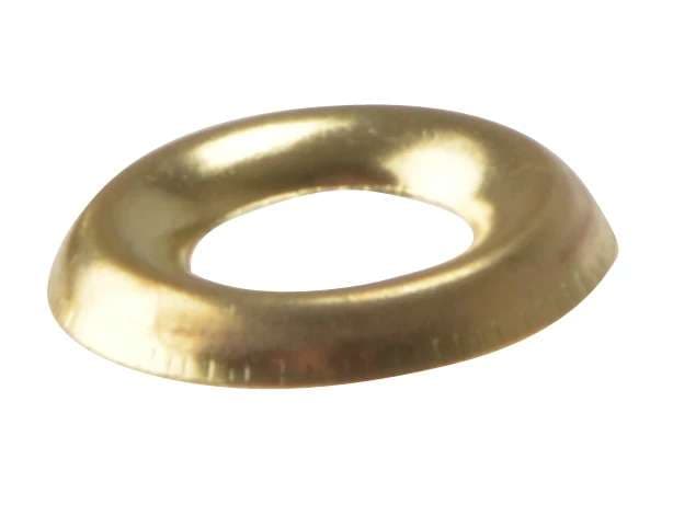 Fandf 200SCW10B Screw Cup Washers - Brass No. 10ftS (Bag Of 200)