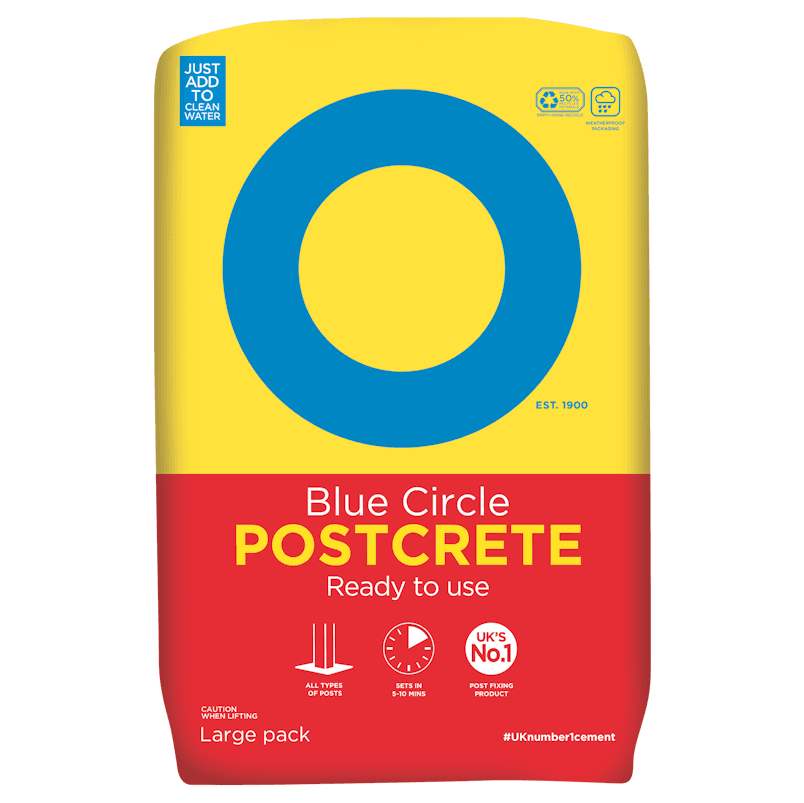 Blue Circle Grey Ready to Use Postcrete, 20kg