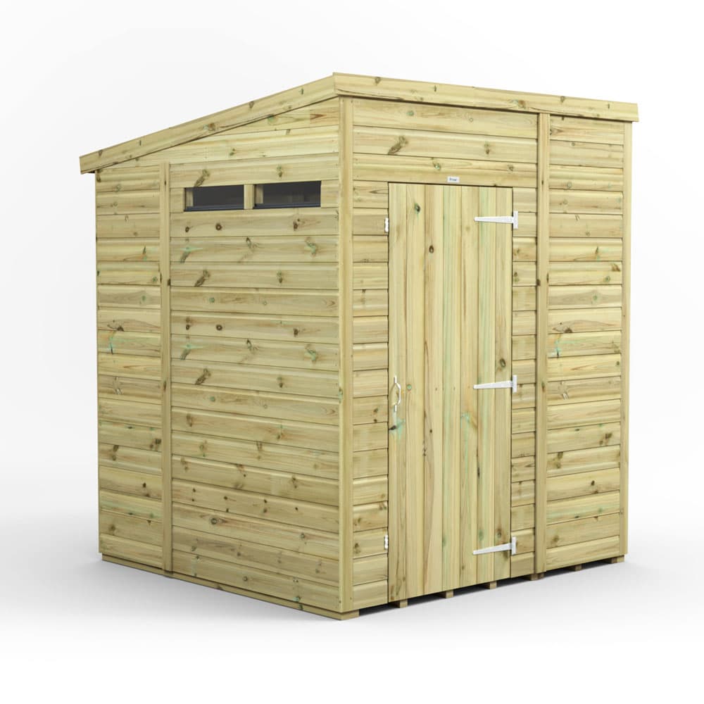 Powersheds 6x6 Premium Powersheds Security Pent