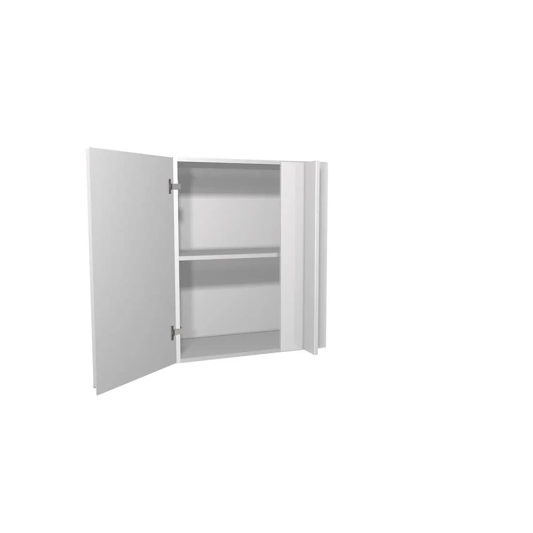Capri White 600Mm Cnr Wall Straight 435Mm Actual