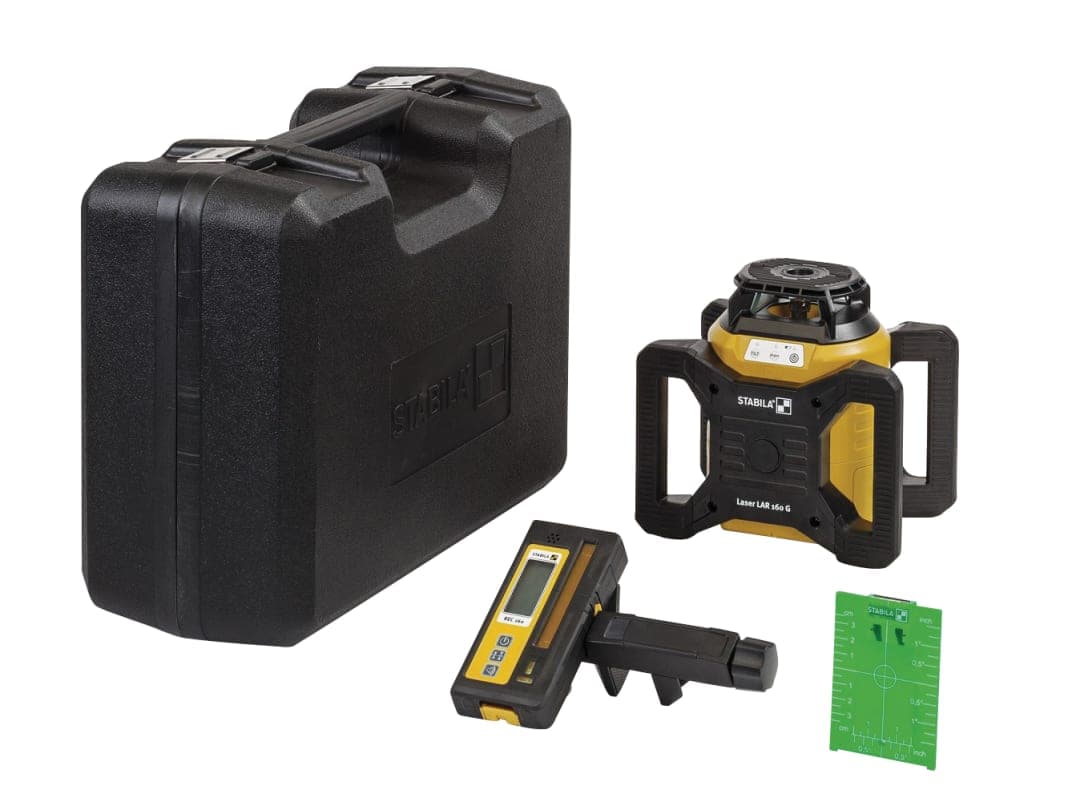 Stabila LAR 160 G Rotation Laser Set, 4 Piece 19240