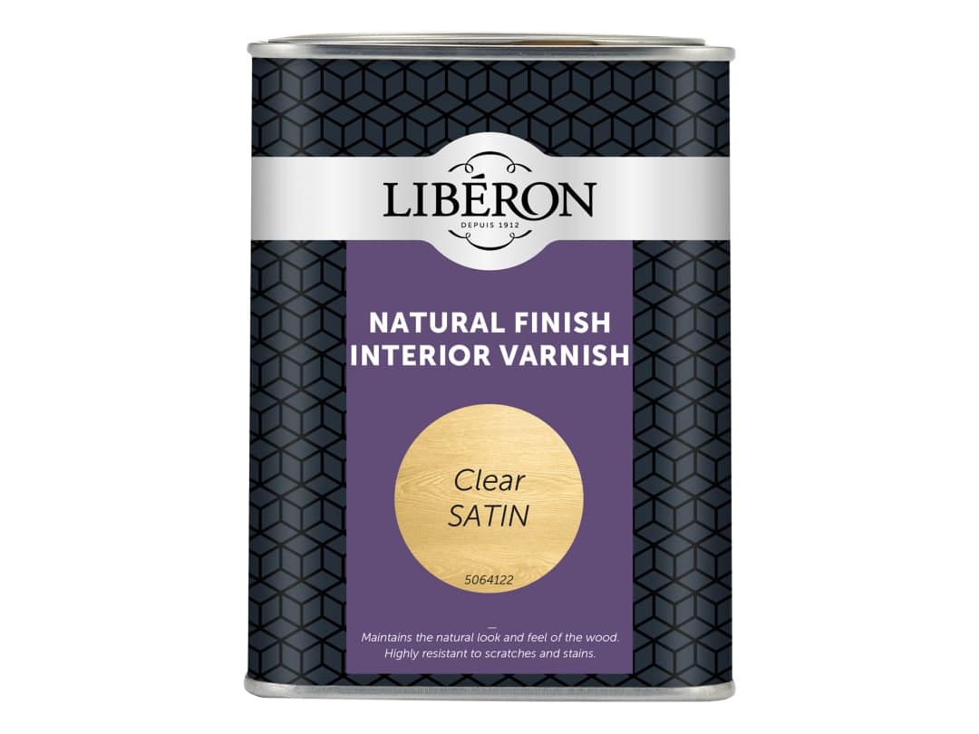 Liberon Natural Finish Interior Varnish Clear Satin 1 litre 126900