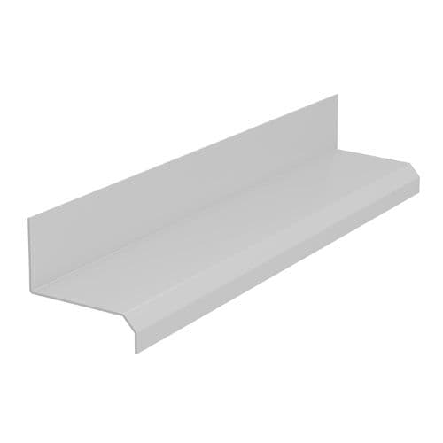 Fibre Cement Cladding Aluminium Drip Profile - 3mtr Pearl Grey
