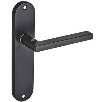 Esquire Straight Lever Latch Door Handle - Matte Black - Pair - Internal - Designer Levers