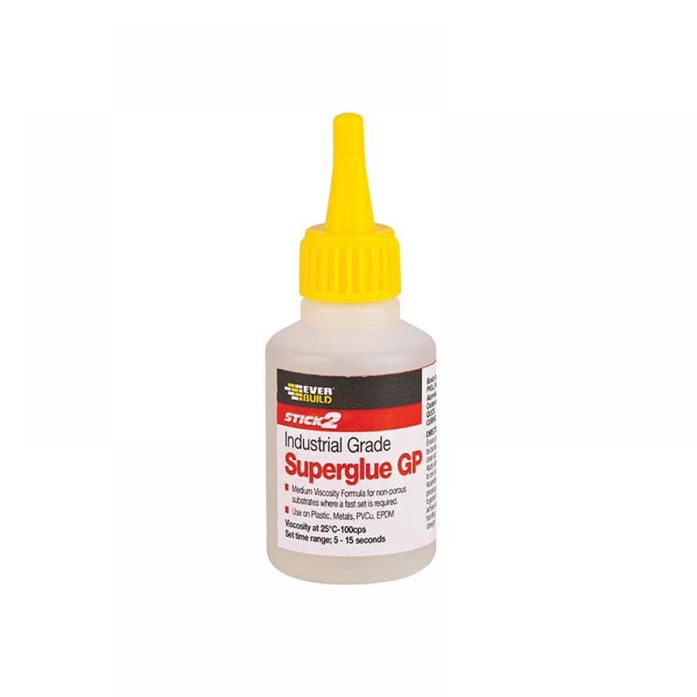 Everbuild Sika 484652 Industrial Superglue General Purpose 50G