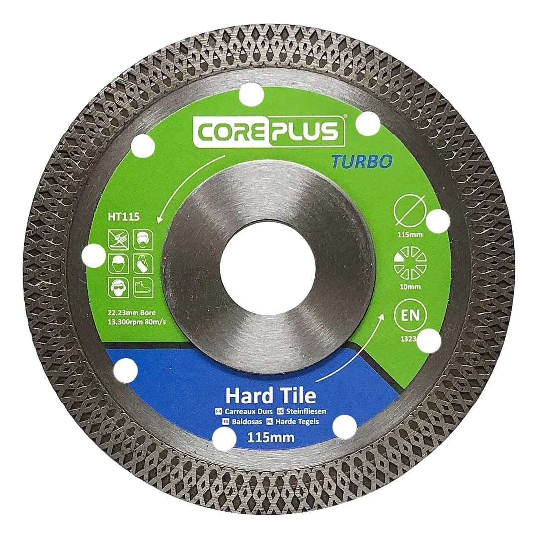 Coreplus CORDBHT115 Hard Tile Diamond Blades 115Mm (Box Of 1)