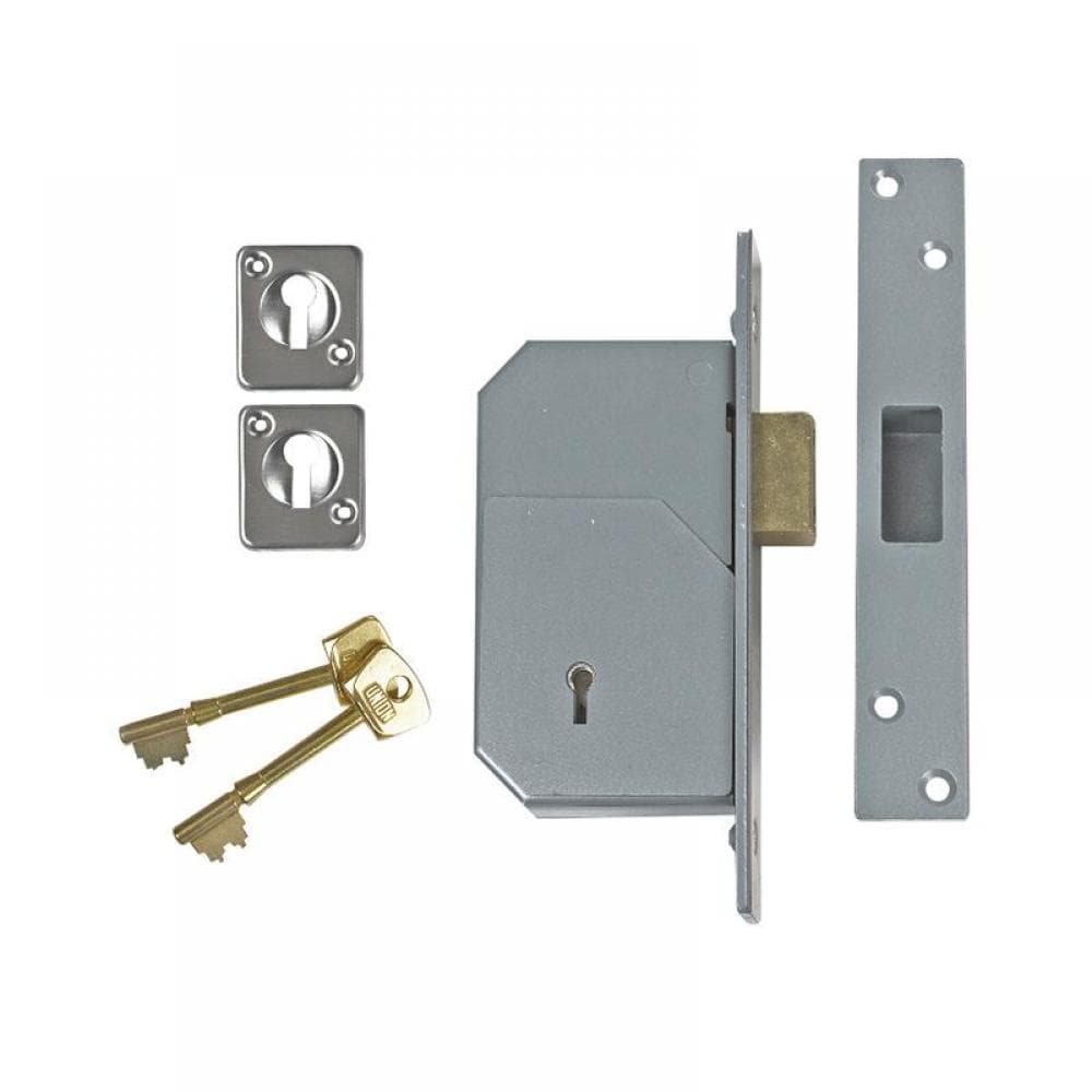 Union B-3G110-PL-73 3G110 C Series 5 Detainer Deadlock 73Mm Satin Brass