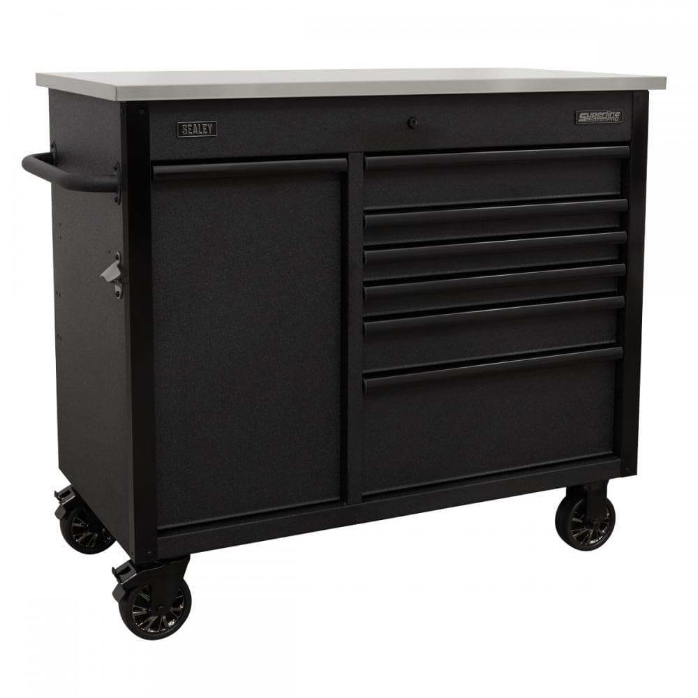 Sealey AP4206BE Mobile Tool Cabinet 1120Mm With Power Tool Charging Drawer