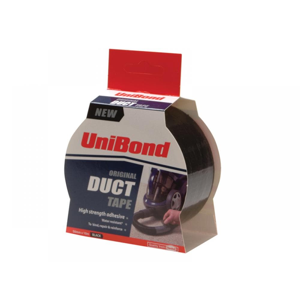 Unibond 2675764 Diy Duct Tape Black 50Mm X 25M