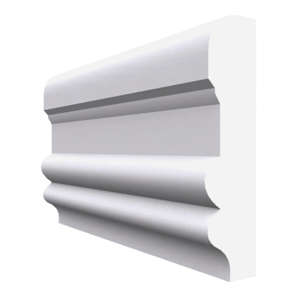 Regency B MDF Dado Rail White Primed 4200mm x 70mm x 25mm