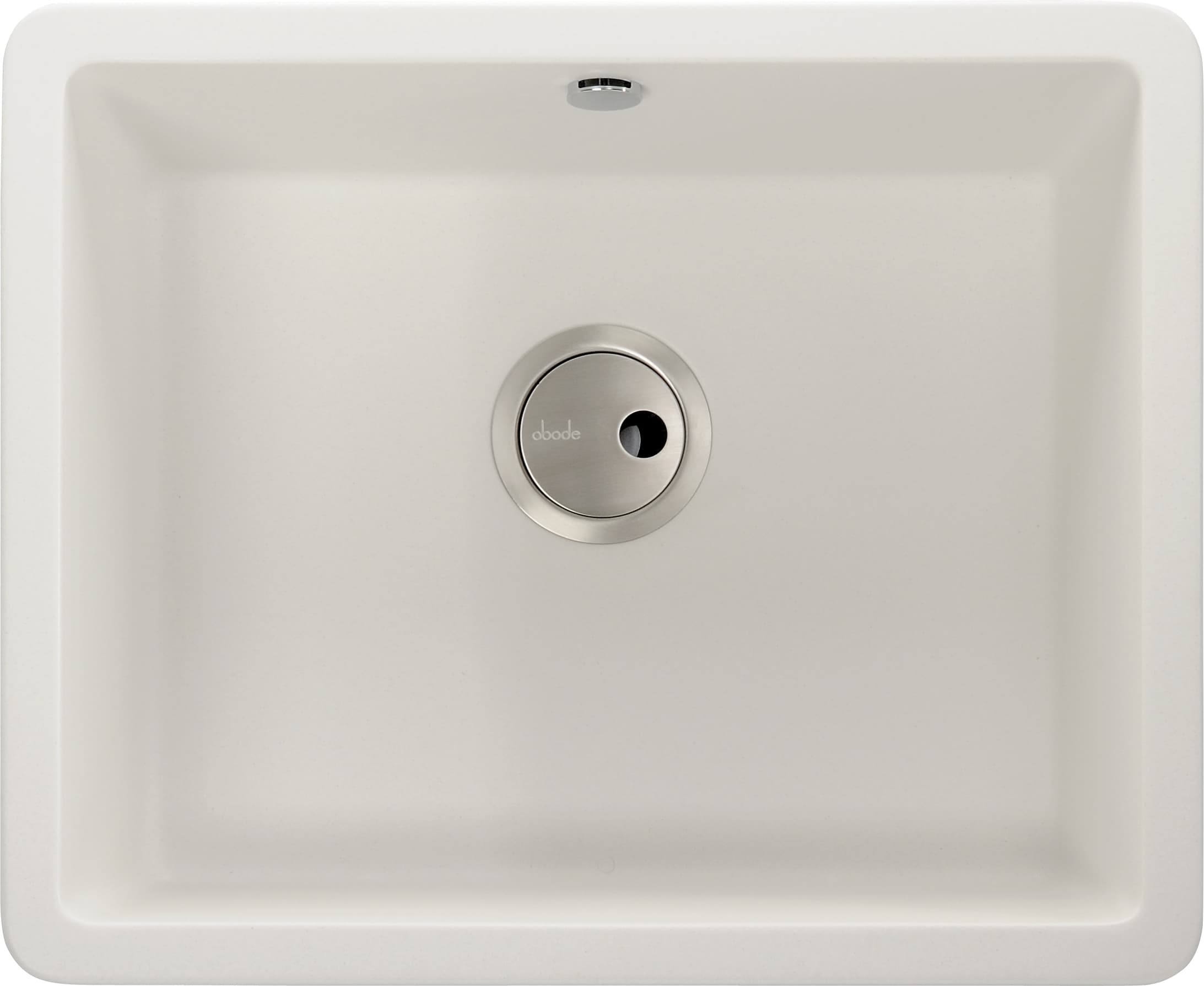 Abode AW3127 Matrix 1.0 Bowl Undermount Inset Kitchen Sink White Granite