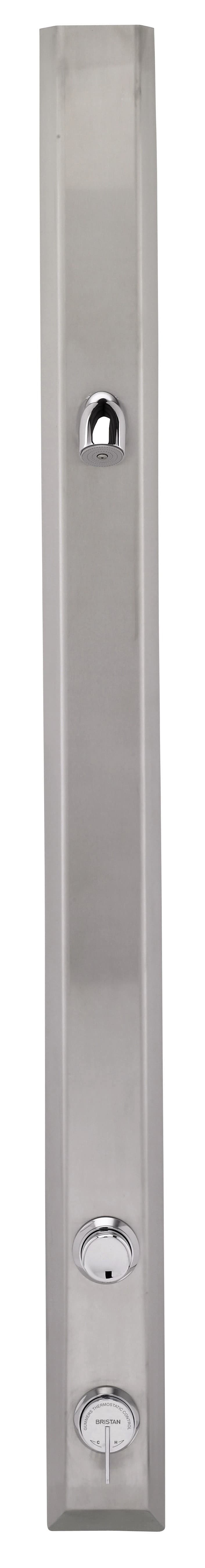 Bristan TFP3001 Timed Flow Shower Panel with VR Head