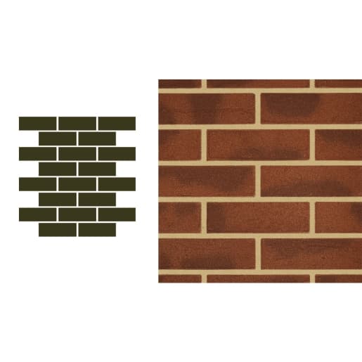 Weber Red Wall Brick Antique - 9 Per Pack