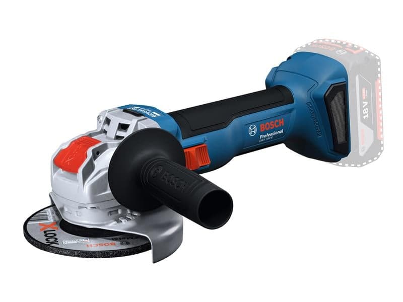 Bosch 06019N9100 Gwx 18V-8 Professional X-Lock Angle Grinder 18V Bare Unit