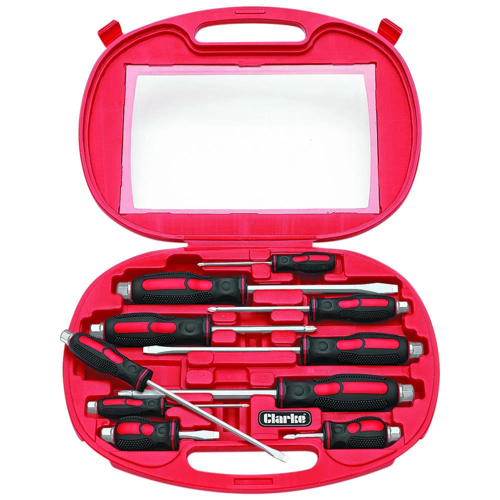 Clarke 1700522 Pro122 10 Piece Pro Screwdriver Set