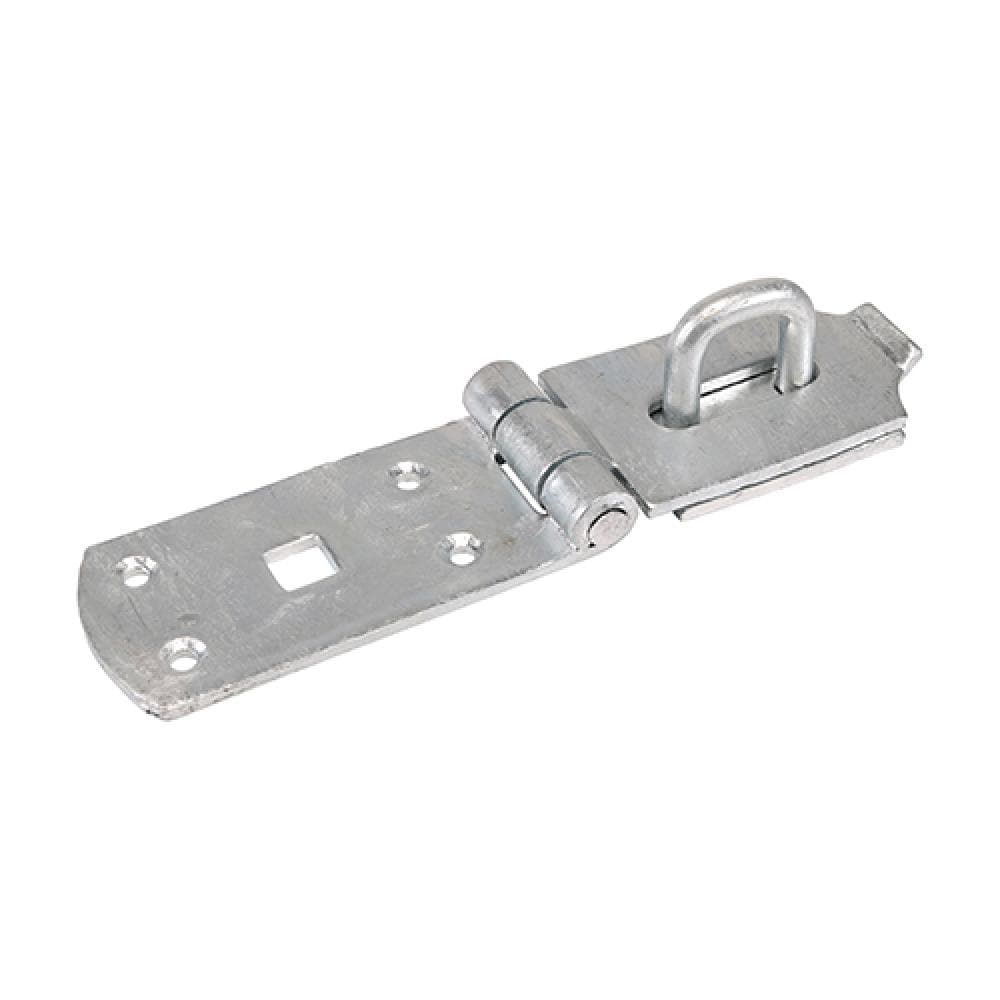 Timco BHS8GB Secure Bolt On Hasp & Staple - Heavy Duty - Hot Dipped Galvanised 8in Plain Bag 1