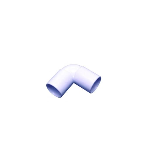 Wavin Osma Overflow solvent bend 90 degree 21.5mm white