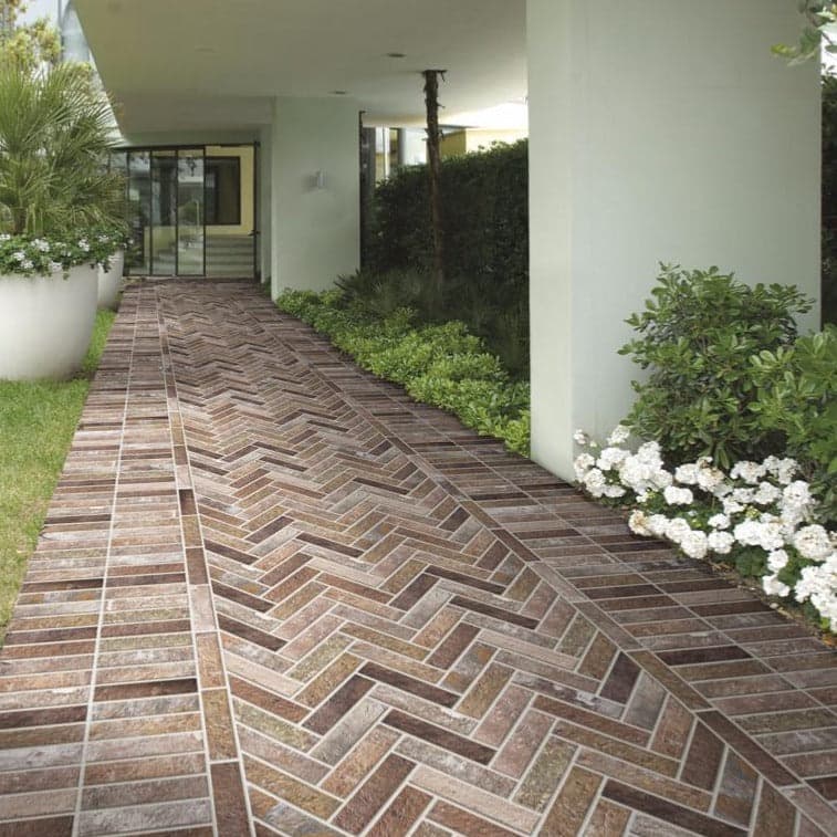 Rondine Bristol Red Brick Slips 6x25cm
