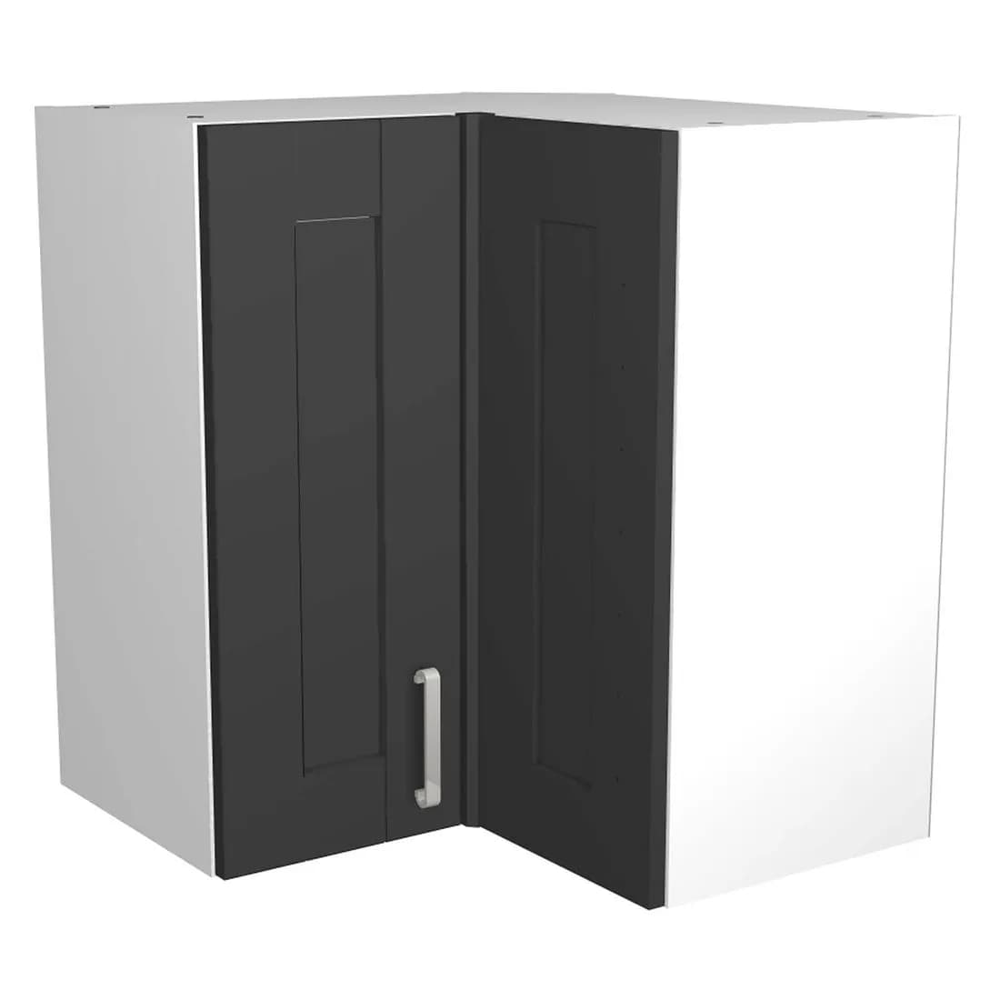 Verona Dark Grey 635Mm Corner Wall Unit L-Shape