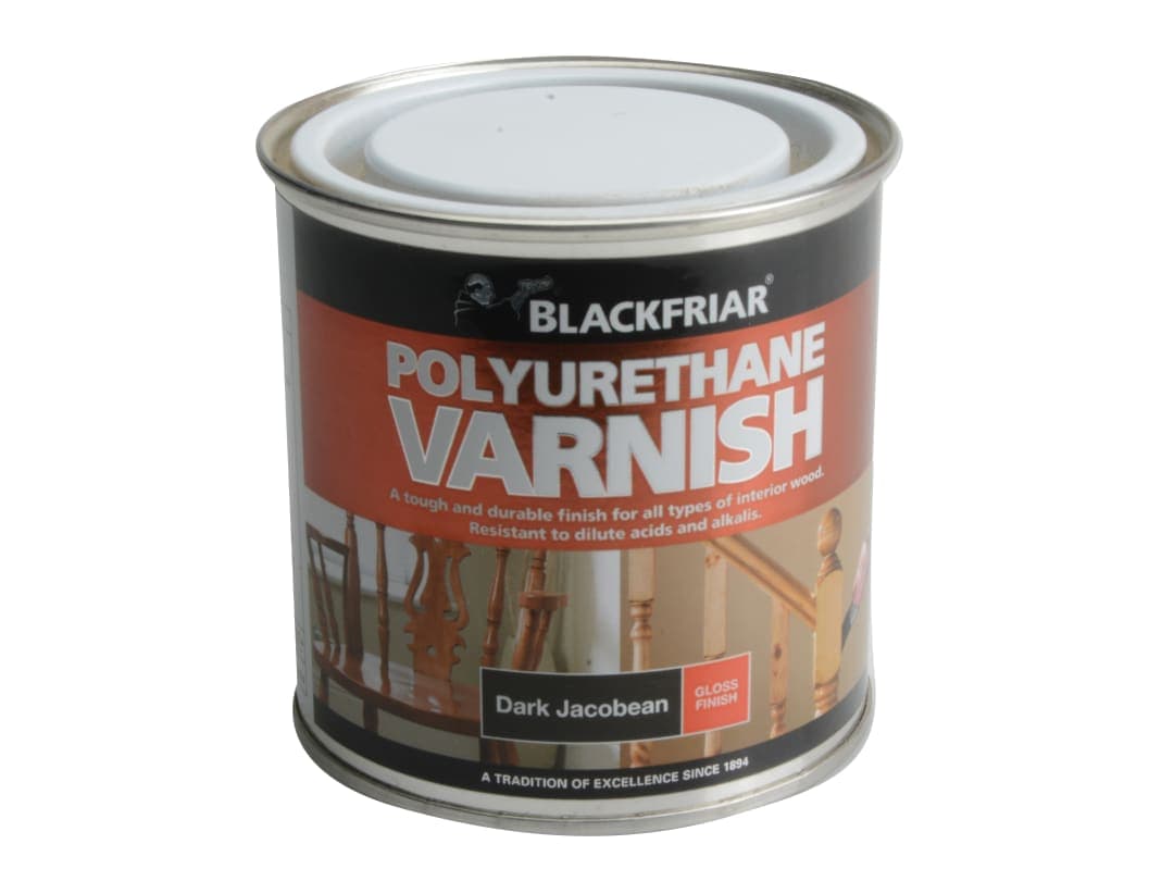 Blackfriar Polyurethane Coloured Varnish Gloss Dark Jacobean 250ml P85 BF0250010F1