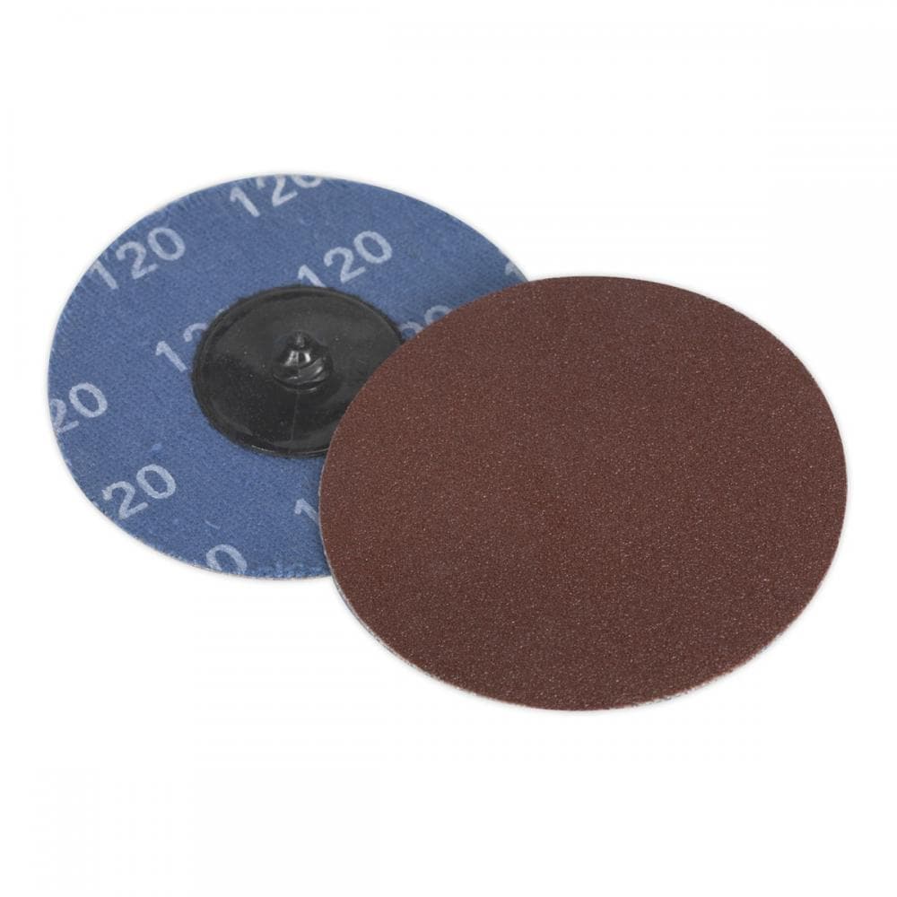 Sealey PTCQC75120 Quick-Change Sanding Disc Ø75Mm 120Grit Pack Of 10