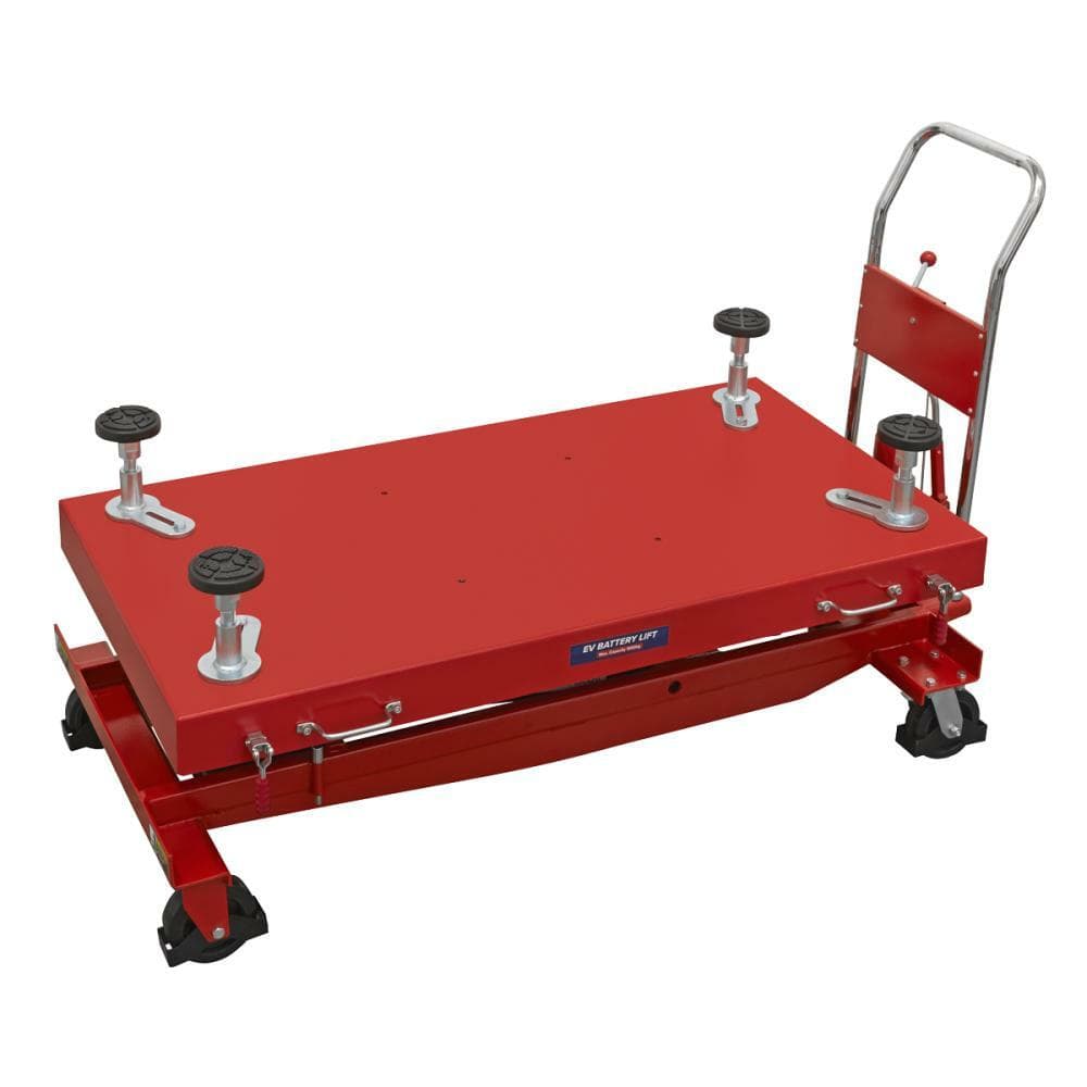 Sealey EVBT1000 1000Kg Capacity Ev Battery Lift/Hydraulic Platform Truck High Lift
