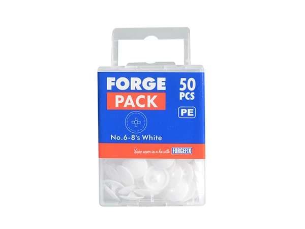 Forgepack FPPCC4 Pozi Compatible Cover Caps No. 6-8ftS (Pack Of 50)