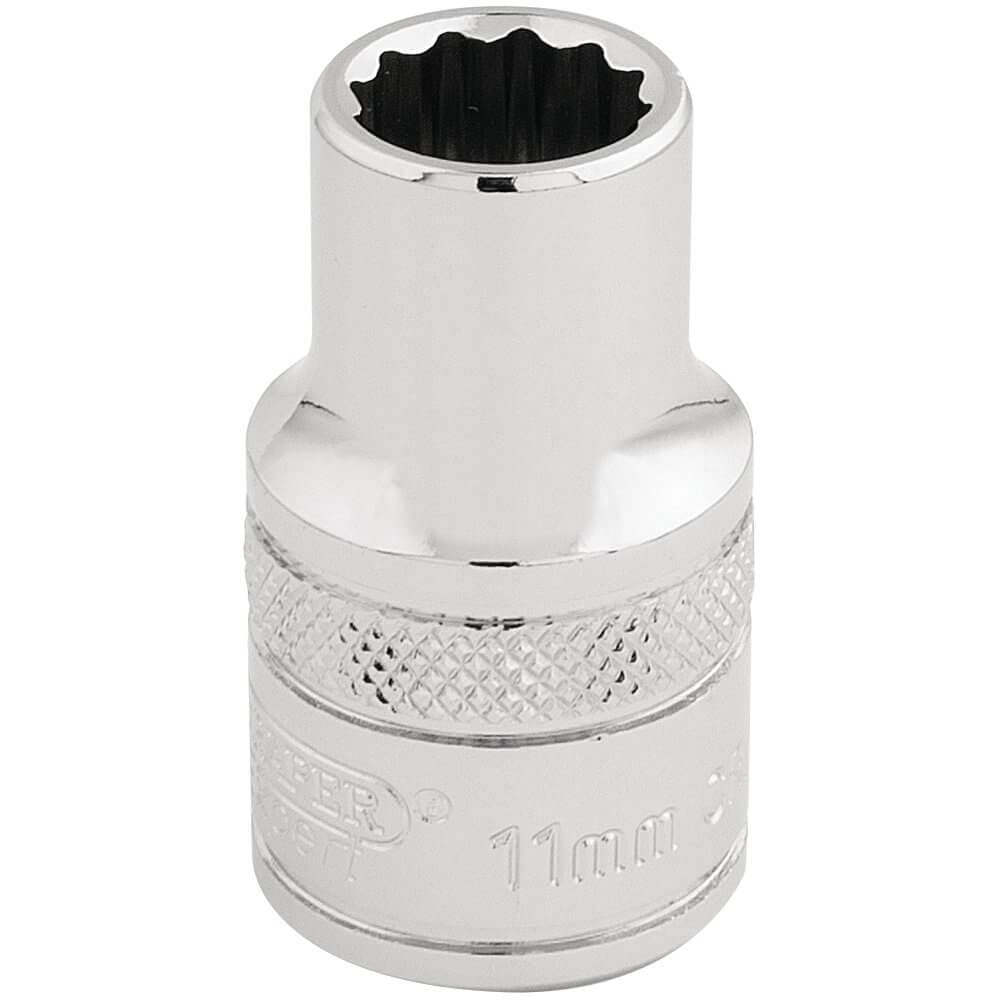 Draper Expert 33095 Hi-Torq® 12 Point Socket 1/2in Sq. Dr. 11Mm each