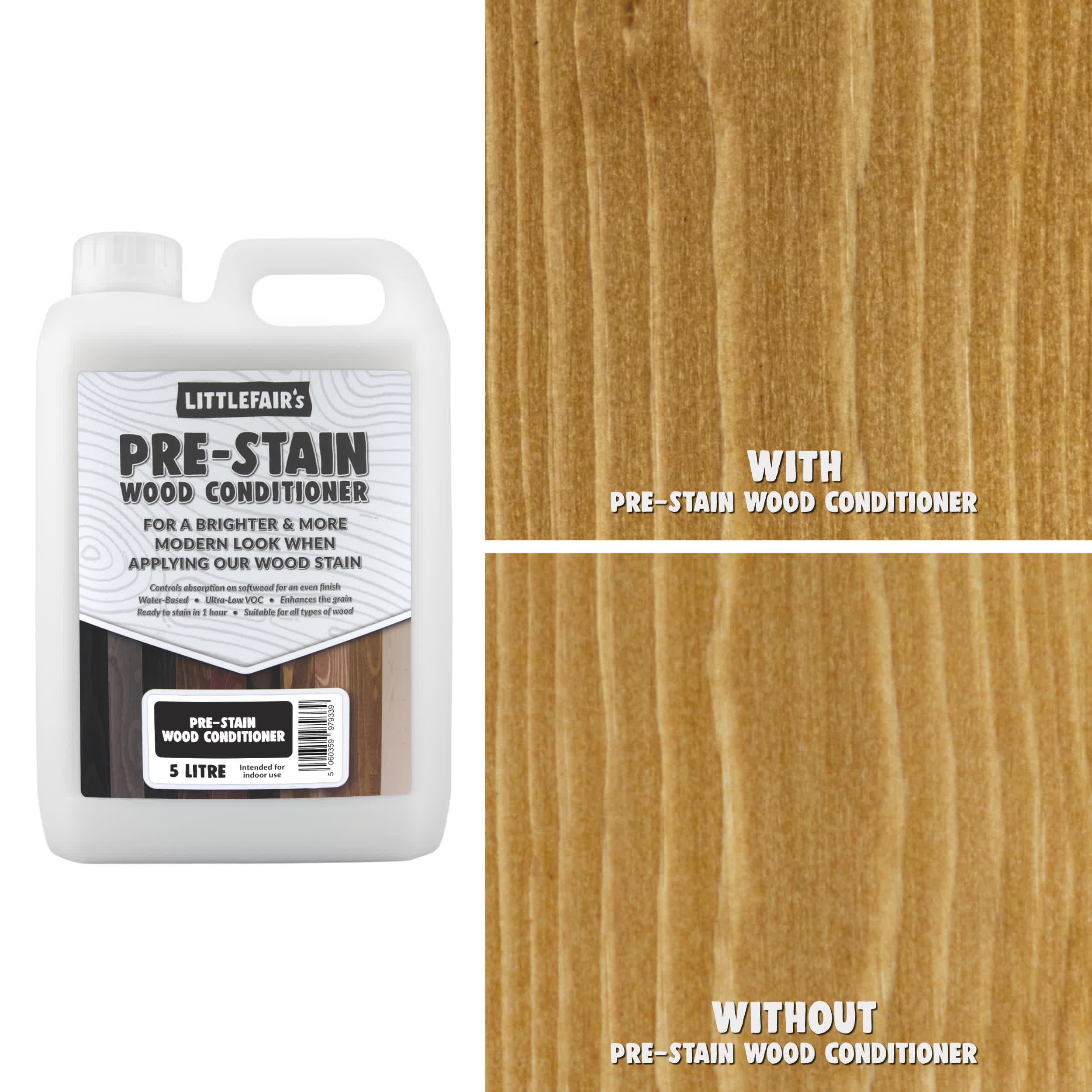 Pre-Stain Wood Conditioner - Ideal For Use Before Wood Staining