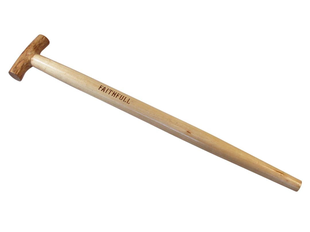Faithfull FSC Ash T Handle Straight Taper 28in FAIATSTFSC