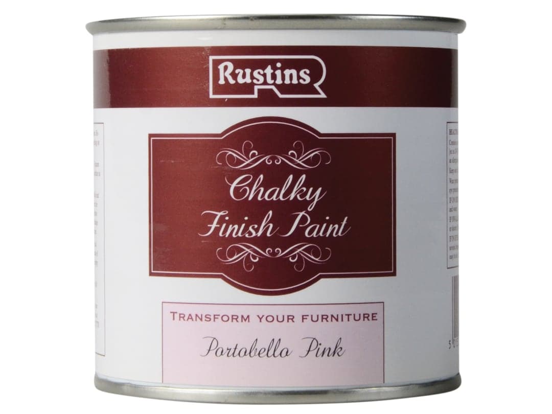 Rustins Chalky Finish Paint Portobello Pink 250ml CHAPP250