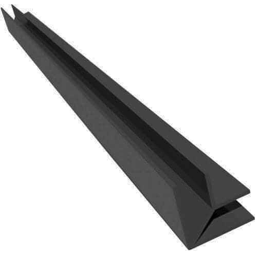 Freefoam Dark Grey Smooth Soffit External Corner - 5mtr