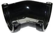FloPlast Mini Gutter Angle - 135 Degree x 76mm Black
