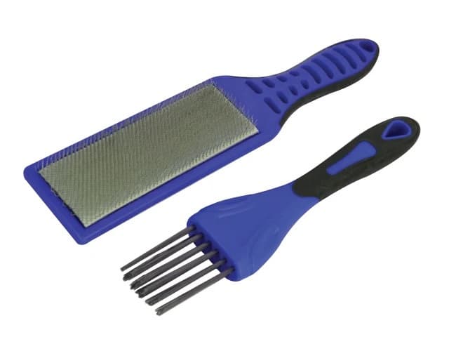 Faithfull 1647 2 Piece File Card Brush Kit